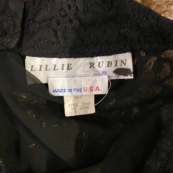 Lillie Rubin lace pants size 12 - Picture 3 of 4